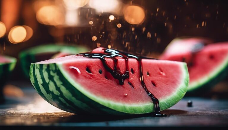 Sous Vide Watermelon Steak With Balsamic Reduction