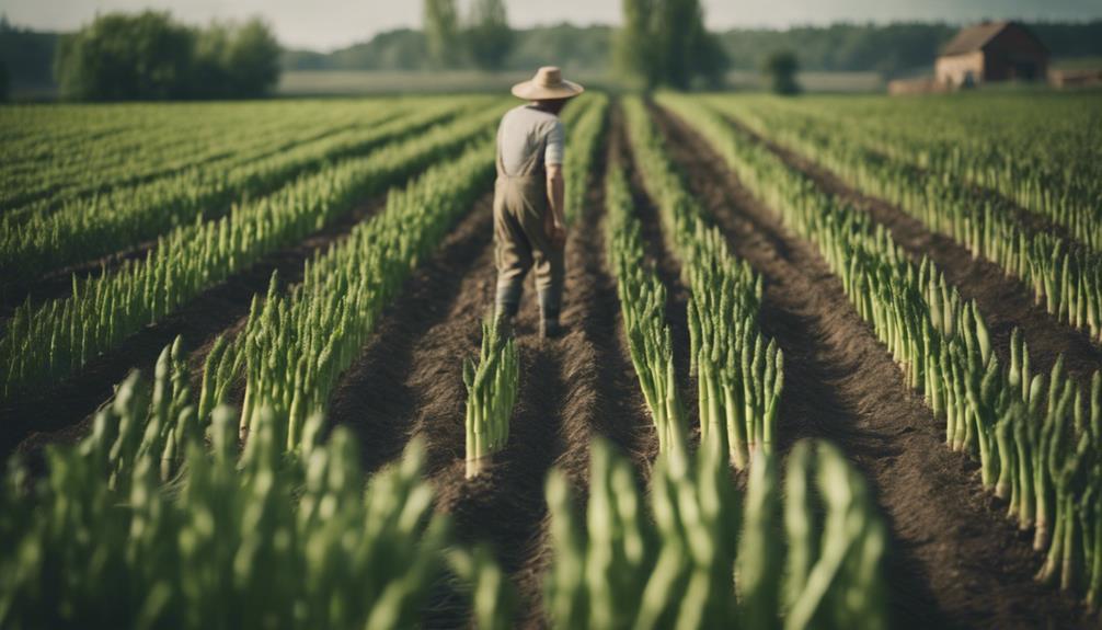 asparagus cultivation history origins