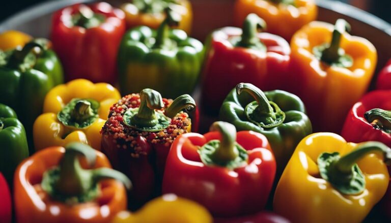 Sous Vide Stuffed Bell Peppers" (Carbs Early Day, Protein Later)