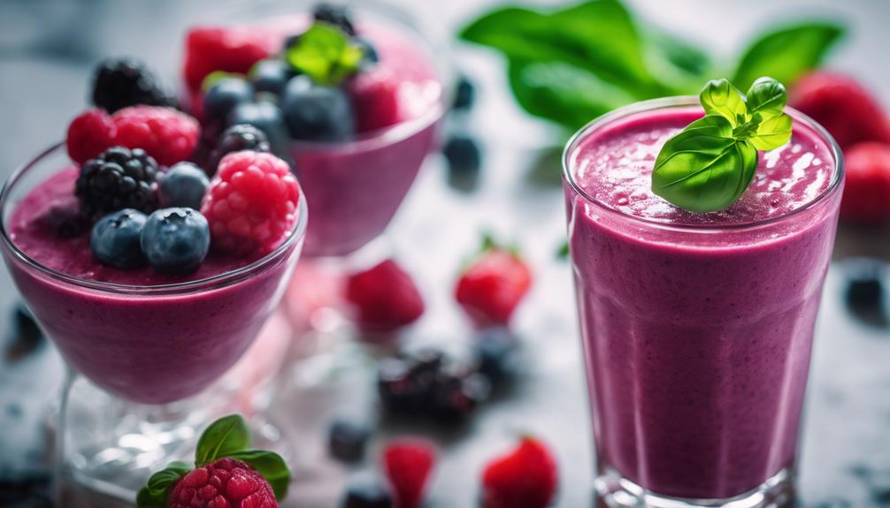 berry based smoothie evolution