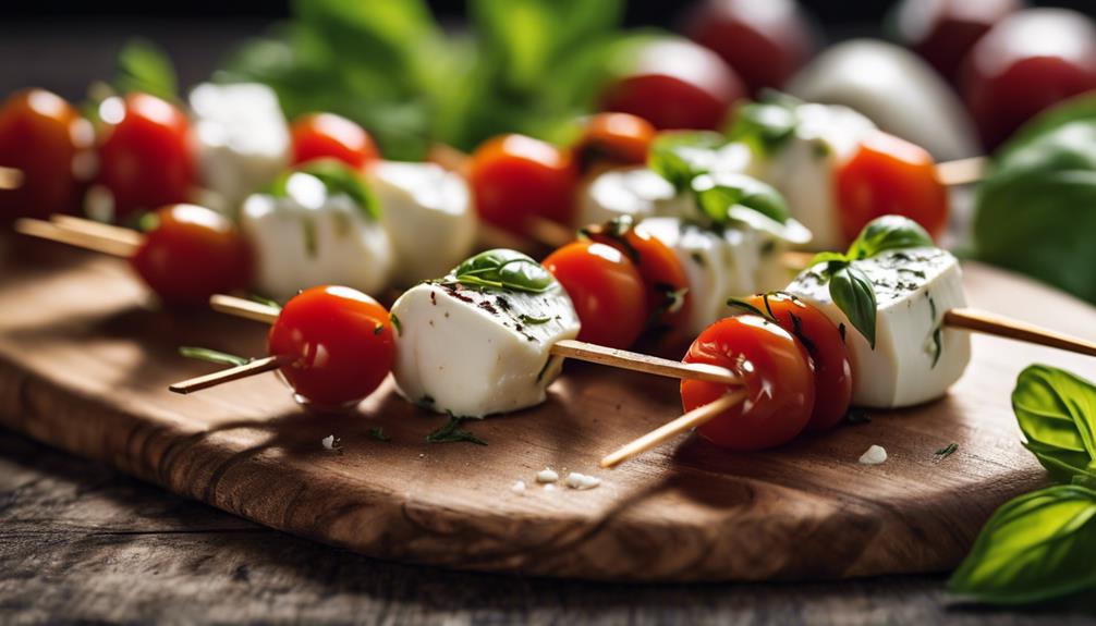 caprese salad cheese options