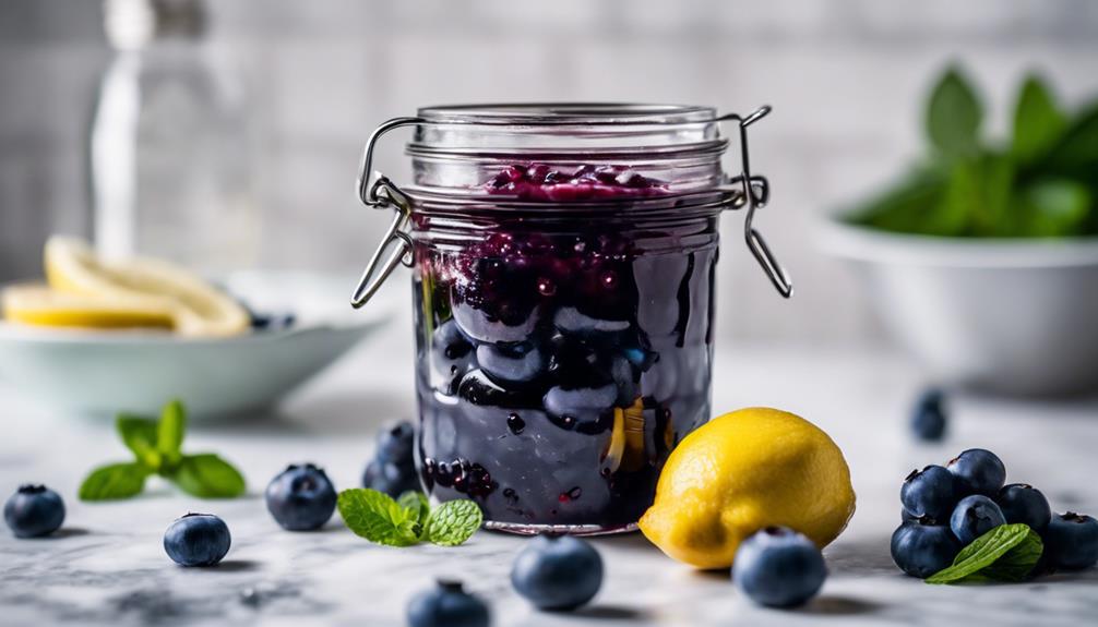 capturing blueberry compote origin