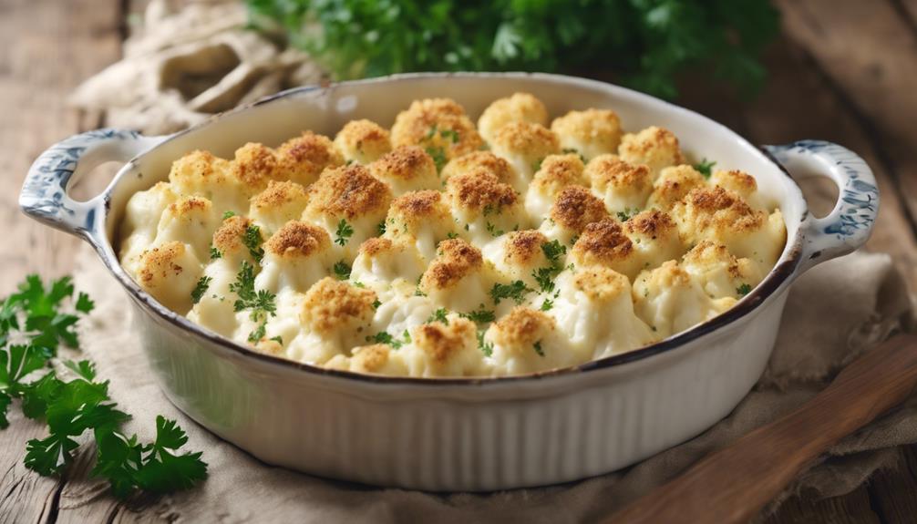 cauliflower gratin recipe variations