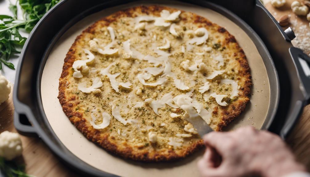 cauliflower pizza crust recipe