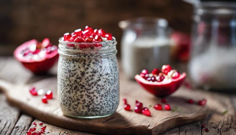 Sous Vide Chia Pudding With Pomegranate Seeds