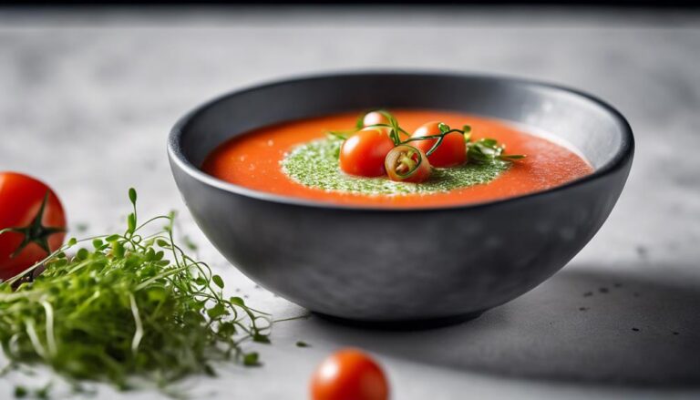 Sous Vide Cucumber and Tomato Gazpacho