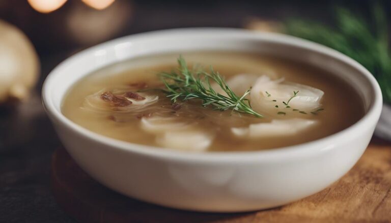 Sous Vide Clear Onion Soup