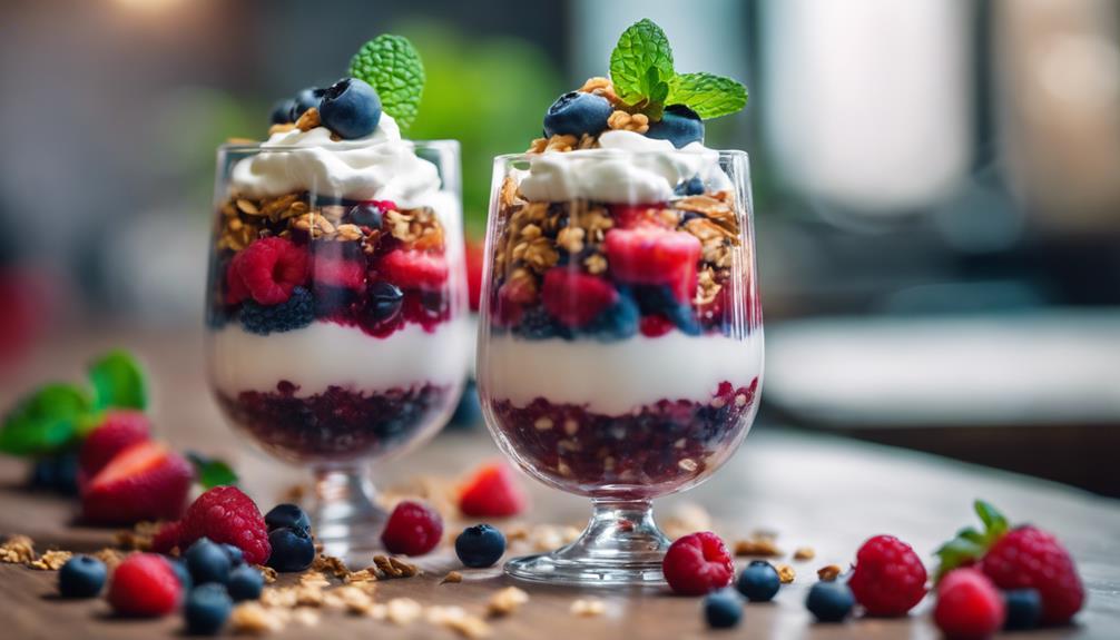 colorful berry parfait recipe