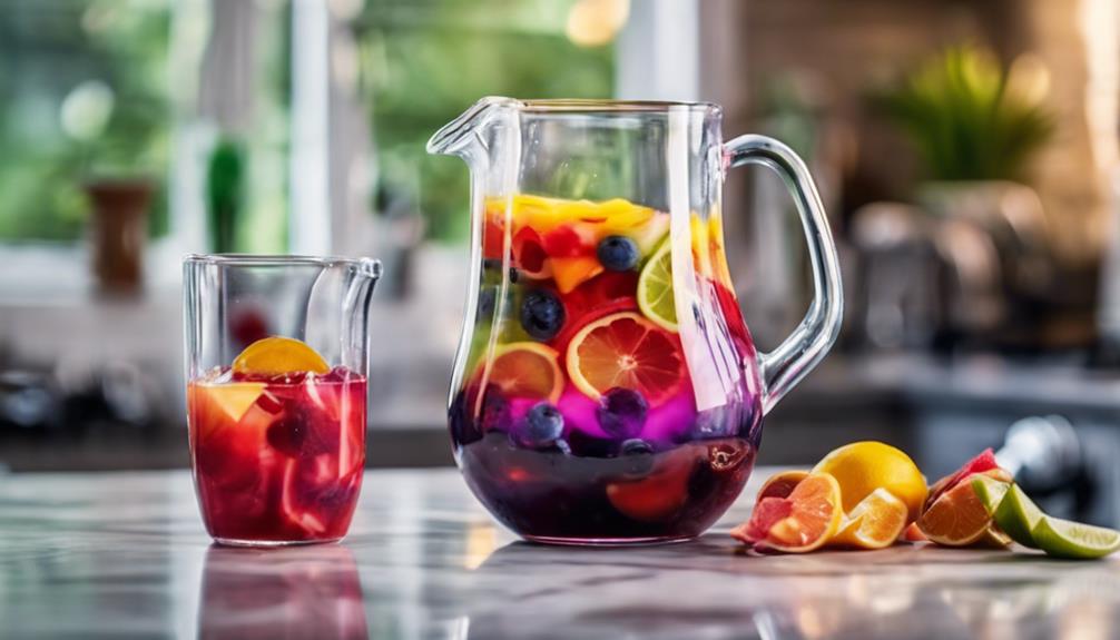 colorful fruity drink perfection