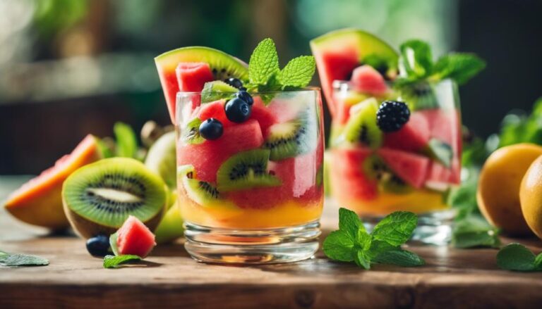 Fresh Fruit Cups With Mint