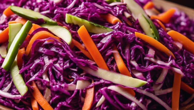 Rainbow Slaw With Apple Cider Vinaigrette