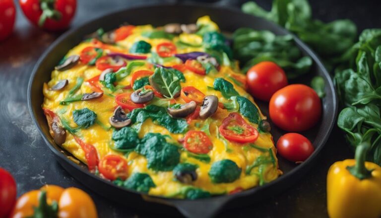 Sous Vide Rainbow Vegetable Omelette