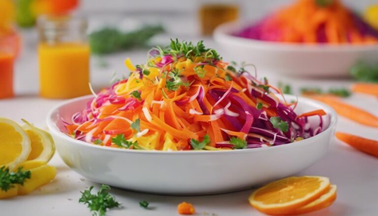 Sous Vide Rainbow Carrot Salad With Citrus Dressing