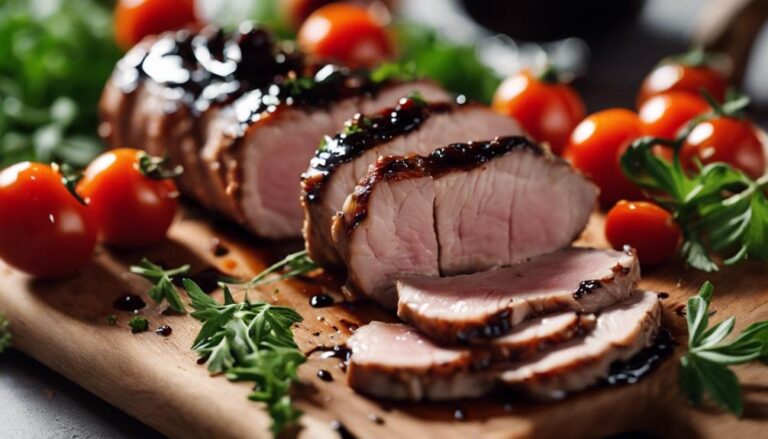 Dinner Sous Vide Balsamic Glazed Pork Tenderloin