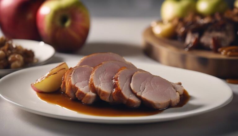 Sous Vide Pork Tenderloin With Apples