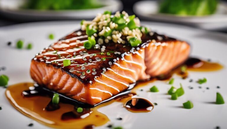 Sous Vide Salmon With Teriyaki Glaze