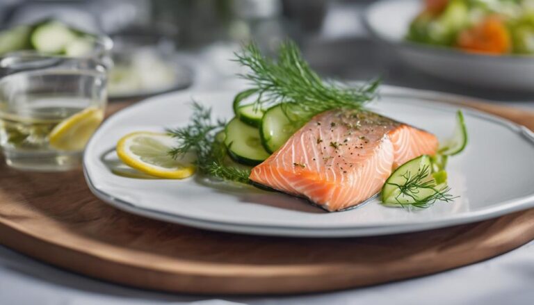 Sous Vide Steelhead Trout With Dill Cucumber Salad