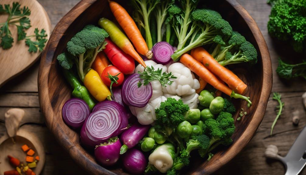 cooking vegetables in bags