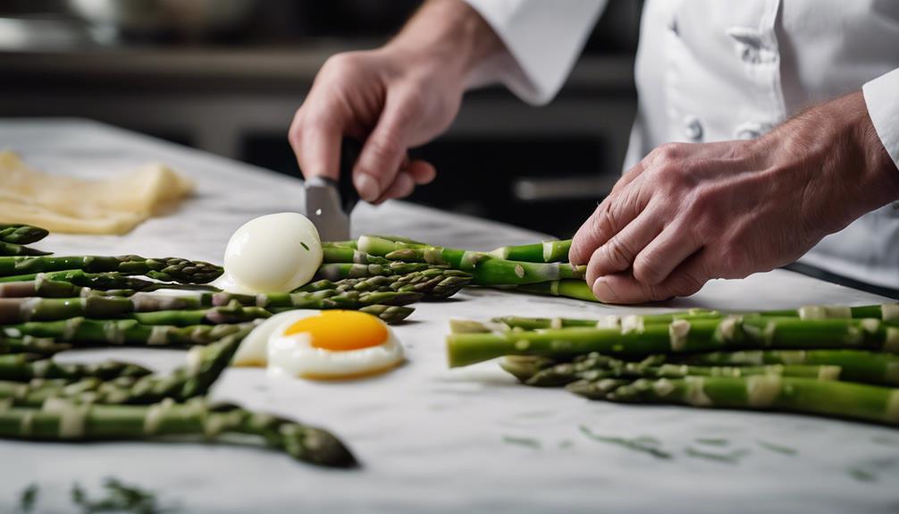 cooking with fresh asparagus