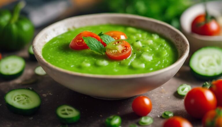 Sous Vide Green Gazpacho