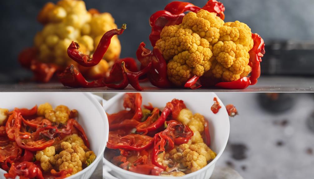 crispy cheesy cauliflower bites