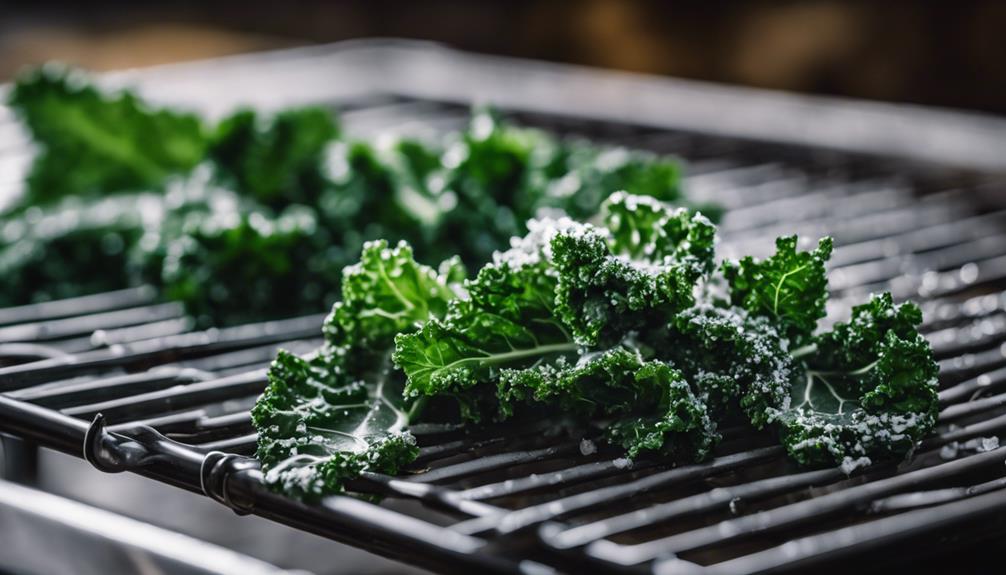 crispy sous vide kale