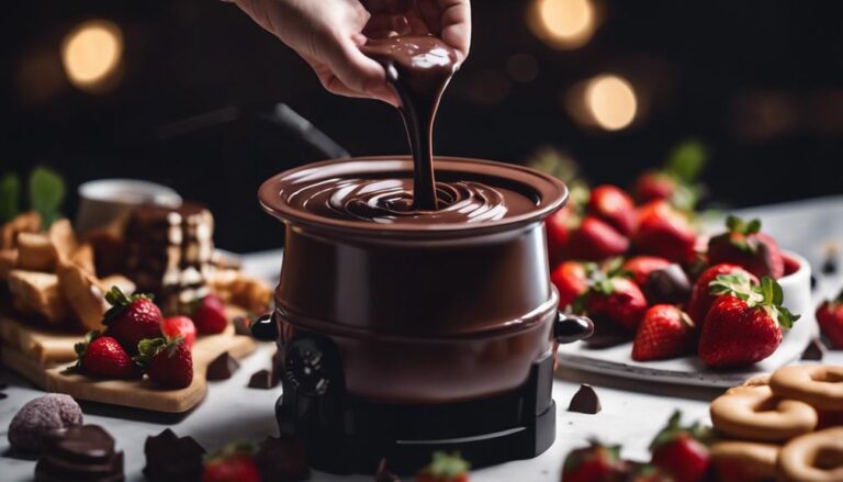 Sous Vide Dark Chocolate Fondue