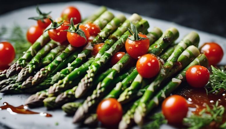 Sous Vide Asparagus and Cherry Tomato Salad