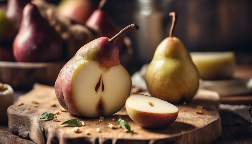 delicate poached pear delight