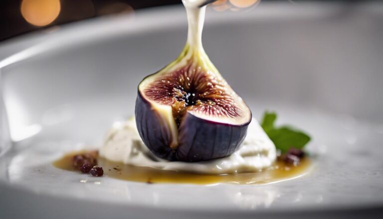 Sous Vide Poached Figs With Ricotta