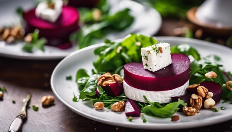 Sous Vide Beet and Goat Cheese Salad