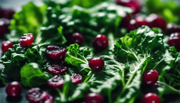 Sous Vide Mixed Greens With Cranberries