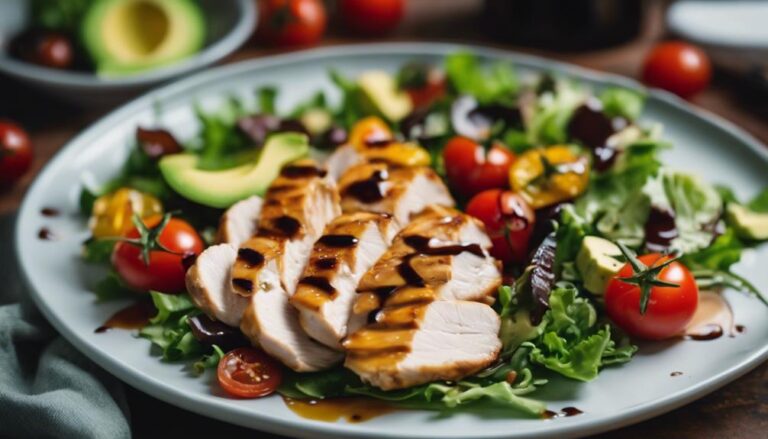 Sous Vide Grilled Chicken Salad With Vinaigrette