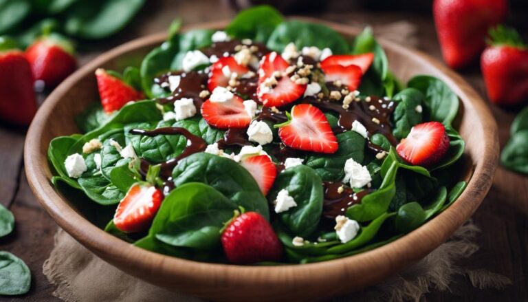 Slow and Savory: Spinach and Strawberry Salad