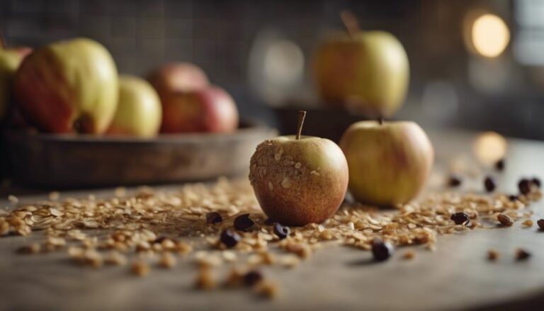 Baked Apples With Oats and Raisins