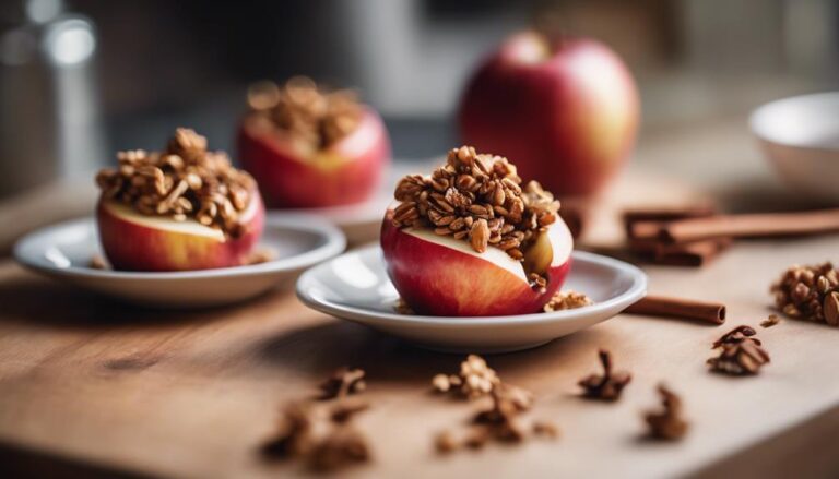 Sous Vide Baked Apples With Granola