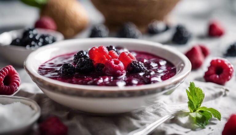 Sous Vide Berry Compote With Whipped Coconut Cream