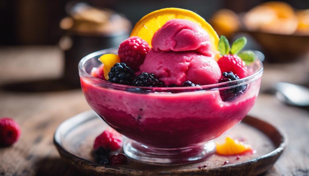 delicious berry sorbet recipe