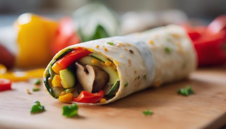 Sous Vide Veggie Breakfast Burrito