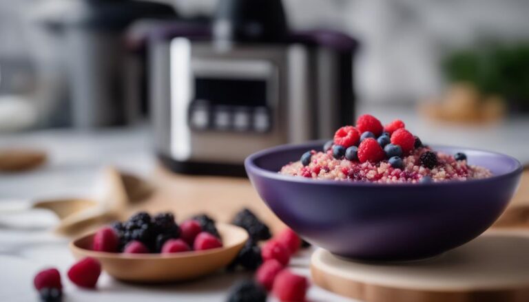 Sous Vide Berry Quinoa Porridge