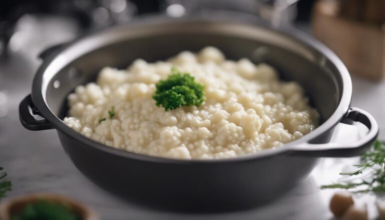 Sous Vide Cauliflower Risotto