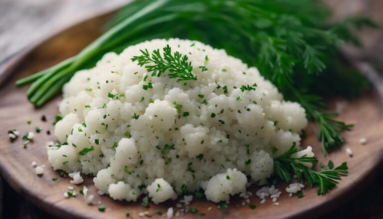 Sous Vide Cauliflower Rice With Herbs