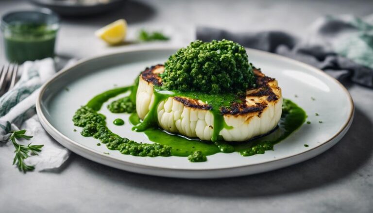 Sous Vide Cauliflower Steak With Chimichurri