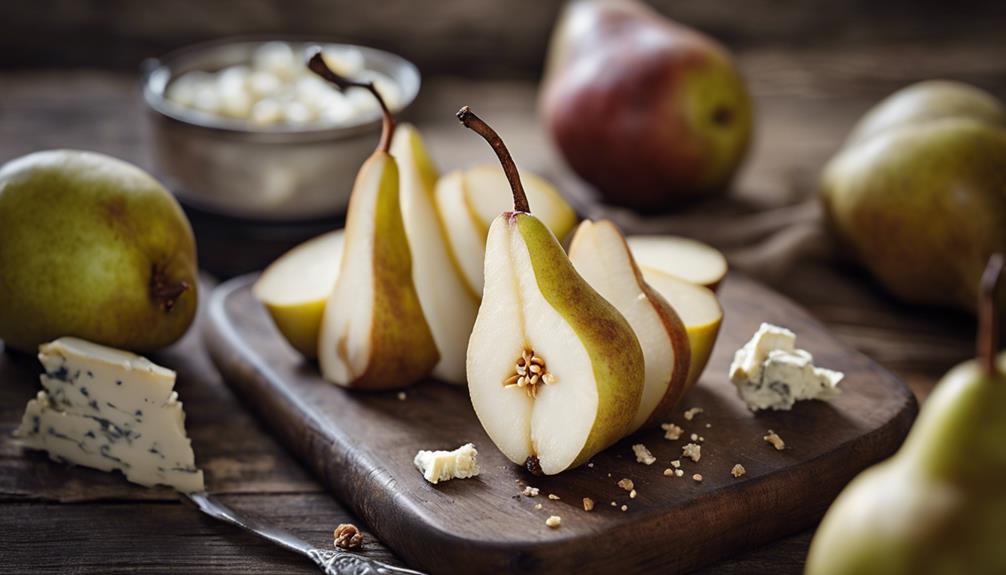 delicious cheese and fruit