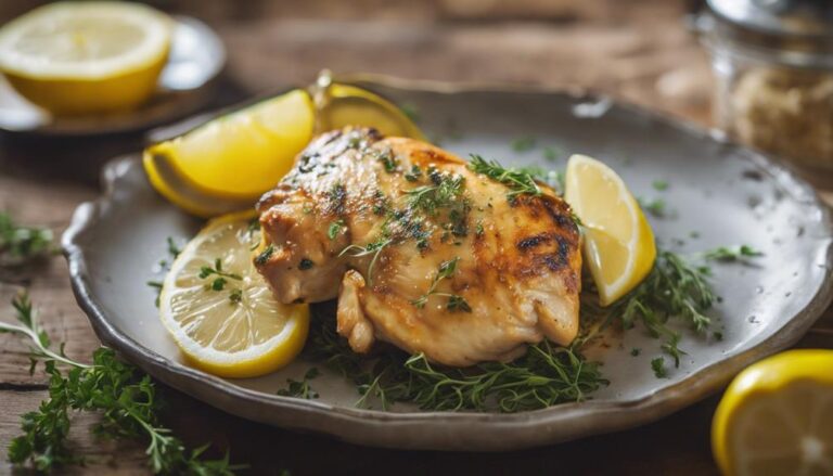 Sous Vide Lemon Garlic Chicken Thighs