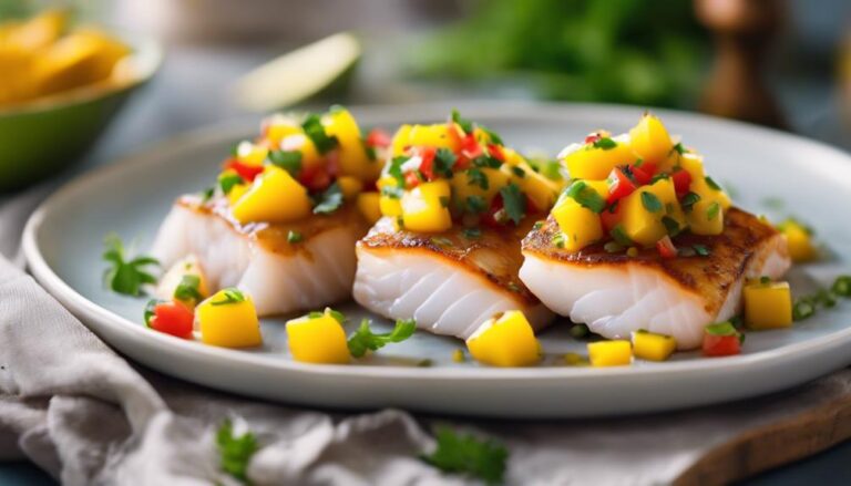 Sous Vide Cod With Mango Salsa