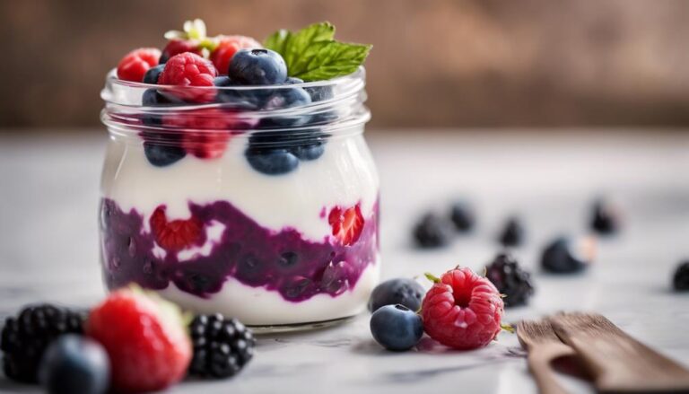 Sous Vide Coconut Yogurt With Mixed Berries