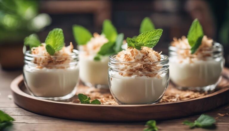 Sous Vide Coconut Cream Pots