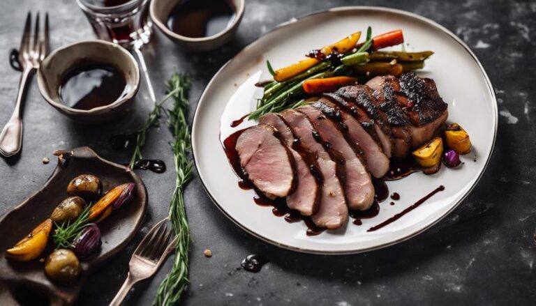 Sous Vide Balsamic Glazed Duck Breast