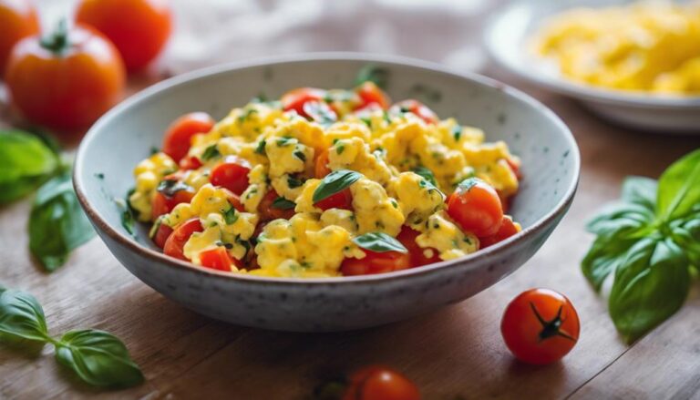 Sous Vide Tomato Basil Scramble